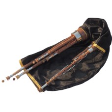 Northumbrian Small Pipe Set - G (F) - Cocobolo wood